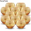 Yuryfvna 6/12 PCS Mercury Vidro de Vidro Titulares Votive Tealight Candlestick Centerpieces Partetas Decoração de Casa Presente LJ201204