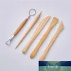 5Pcs 6 inch professional sculpture engraving tool clay ceramic wax molding wooden double sided clay tool toy clay carving