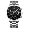 Orogio Masculino Men Klockor Berömd Toppmärke Mäns Mode Casual Dress Watch Nibosi Militär Quartz Armbandsur Saat Shipping