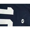 2324 Brigham Young Cougars Sione Takitaki #16 real Full embroidery College Jersey Size S-4XL or custom any name or number jersey