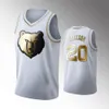 memphis039039grizzlies039039men Ja Morant Andre Iguodala Jaren Jackson Jr Jressise Winslow White Golden Edition Custom9656912