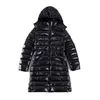 Damen Daunenjacke Parkas Mode Damen Winterjacke Pelzmantel Doudoune Femme Schwarzer Wintermantel Oberbekleidung mit Kapuze213K