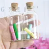 32x70x12.5 mm 30ml Glass Jars Containers Bless Vials Bottles Empty Clear Transparent With Cork 12pcs