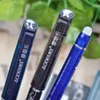 6 pcs/Set 0.5mm Erasable Pen Blue Black Ink Refill Ballpoint Pen for School Supplies Student Writing Stationery Pens GP-3132 201111