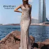 OUcui Dubai Boncuklu Balo Elbise Seksi Lüks Elmas Kolsuz Çıplak Mermaid Uzun Abiye Örgün Kıyafeti Robe de Soiree OL103466 201114