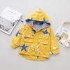 Toddler Baby Kids Autumn Hoody Outerwear Boys jacket Girls star Jacket Coat Infant Windbreaker Overall Children Clothing 201030