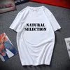 Summer Style Fashion Natural Selection Columbine Men's White Tees Shirt Clothing Short-Sleeve Casual O-Neck T Shirts 220224