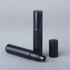 10ML UV Kaplama Atomizer Mini Doldurulabilir Taşınabilir Parfüm Şişesi şişelerini Numune Boş kaplar Altın Gümüş Siyah Renk Sprey