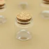 24 Piece 47*50mm 50ml Corks Glass Bottle Stopper Spicy Storage Jar Small Vial Containers spice storage Jarshigh qualtity