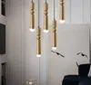 Lámpara colgante creativa de hierro, Luces colgantes modernas de estilo nórdico, chapado en oro y plata, para comedor, sala de estar, dormitorio, balcón