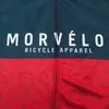 Schwarz MORVELO Bicycle Team Kurzarm Maillot Ciclismo Men039s Radtrikot Sommer Atmungsaktive Bekleidungssets 2203014628977