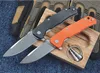 Special Offer High End Flipper Folding Knife M390 Stone Wash Drop Point Blade G10 + TC4 Titanium Alloy Handle EDC Knives With Wood Box