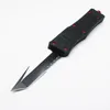 A161 Red Devil Demon Double Action Tactical Autotf Knivficka Folding EDC Camping Knifes Jaktknivar Pocket Tool