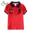 Boys T-shirts Summer Collarddown tshirts garçon manche courte tops tas dessin animé vaches de vêtements enfants