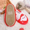 Chaussons d'hiver pour enfants de Noël Accueil Bébé Garçon Fille Dessin animé mignon Chaussures chaudes Enfants Confort Intérieur Doux Maison Pantoufle 2-9T A50 201130