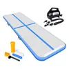 Aangepaste opblaasbare luchtgymnastiek Mat Gymnastics Trackmatten 6x1x0.1m Yoga -vloer voor uw bedrijf