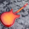 Anpassad 6/12 String Electric Gitarr Ricken 381 Flamed Maple Top