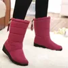 Bottes 2022 neige imperméable cheville pour femmes femmes chaussures d'hiver chaussons en peluche chaud Mujer 221007