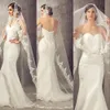 Beyaz Fildişi Gerçek Görüntü 3 Metre Gelin Veils Düğün Saç Aksesuarları Uzun Dantel Aplikler Tül Katedral Uzunluğu Kilise Peçe
