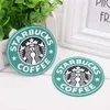 Clephan Silicone Coasters Cup Mat Thermo Cushion Holder Table Decoration Starbucks Sea-Maid For Coffee Drink Bar Coaster Non-Slip Heat Resistant