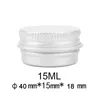 10 15 30 60 100 150 200 250 ml Empty Aluminium Cosmetic Containers Pot Lip Balm Jar Tin For Cream Ointment Hand Cream Packaging