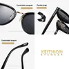 KEITHION 2020 mode Vintage Style rond lunettes de soleil polarisées femmes classique T métal marque Design lunettes de soleil