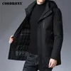 COODRONY Marke Herren Winterjacke Mode Lässig Parka Mit Kapuze Mantel Männer Tops Ankunft Dicke Warme Ente Daunenjacken C8032 201128