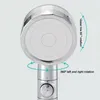 Xiaoman waist turbo shower hand set showers shower head pressurized fan blade water stop new a30