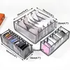 Hushållsbra Förvaringslådor Underkläder Kläder Arrangör Lådan Nylon Divider Closet Organizer Folding Slips Socks Shorts Organizer VT1783