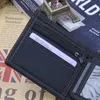 Hot Sale Fashion Wallets Mens Pocket Casual Purse Money Clip Clutch Portfolio Purse Thin Multi Card Bit Wallets Short Mini Wallet