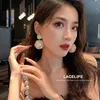 Love Fashion Channel Women Designer Lady Rose Flower Crystal Rhinestone Pierced Ear Stud Earrings 925 Sterling Silver319a
