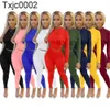 Frauen Trainingsanzüge Zwei Stücke Set Deisgner Schlank Sexy Einfarbig Sommer Damen Tragen Reine Farbe Sport Taille Set Freizeit Outfits 9 farben