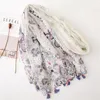 New Japanese Sweet Cotton and Linen Scarf Travel Sunscreen Sunshade Air-conditioning Dual-use Shawl Female Thin