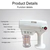 Handheld Wireless electric nano atomization disinfection spray gun 250ml blue ray powerful sanitizer spray machine DHL Free Shipping FS9000