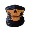 Halloween Face Masks Festival Skeleton Skull Masks Outdoor Motorcykelcykel Multifunktion Neck Warmer Ghost Half Face Magic SCA9771759