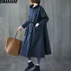 DIMANAF Donna Giubbotti Cappotti Plus Size Autunno Cardigan di grandi dimensioni Capispalla allentato femminile Tasche a maniche lunghe con cerniera Abbigliamento 2021 201106