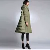 Zimowe damskie płaszcz do w dół jest duży dla grubych ludzi. Duży rozmiar 10xl Puffer Kurtka Black Red Navy Green Army Green 211221