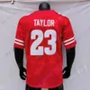 Camisa de futebol Wisconsin Badgers NCAA College Melvin Gordon T.J. Watt Jack Coan Jonathan Taylor Quintez Cephus A.J. Taylor Baun Hornibrook