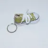 Nya Mode Sport Skor Keychain Mini 3D Simulering Kanfas Skor Kanfas Sneakers Tennis Keychain Bag Keychain Tillbehör Gåvor