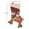La dernière taille de 46 cm, pendentif du Père Noël, matériau non tissé, bas de Noël, ornements de Noël, bas de Noël livraison gratuite