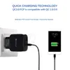 QC3.0 CE FCC RoHS Certifierad Fast Laddning USB Ström Adapter EU US PLUG Väggladdare till iPhone 12 Samsung Note 20 Izeso