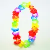 1000 stks Hawaiian Flower Leis Garland Ketting Bloemen Fancy Dress Party Hawaii Beach Fun Bruiloft Party Cadeau-decratie