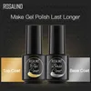 Nail Gel Polish Set 2pcs / Set Base Top Coat Sock Off UV / LED-lamp Houd je nagels helder en glanzend voor een lange tijd