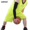 Gobygo 1pc Sports Arm Sleeve Ice Tissu Mangas Summer Summer UV Protection Running Basketball Volleyball Cycling Sunsn Bands9460028