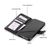 Étui de téléphone étui portefeuille en cuir magnétique 2in1 housses détachables étuis pour iPhone 11 Pro xs Max 7 8 Samsung Note10 S10 Plus