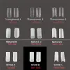 100pcs Natural transparent french false nails Acrylic UV Gel Manicure Artificial Fake Nail Art Tips Finger Extension plastic box9061892