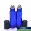 3 pcs frasco de perfume quente garrafa de óleo essencial vazio garrafa azul 10ml roll-on amostra de vidro de vidro