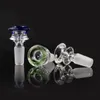 Hurtownie 14mm 18mm Męskie szklane miski Bong Bull Bubble do palenia Rury wodne Bongs Dab Rigs