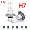 H7 Автомобиль светодиодные лампы шариков преобразования Hi / Lo Beam 55W 8000LM 6000K Super Bright Auto Faillamp Foglight Light1