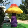 Fondo de escenario de hongo inflable gigante, accesorio de decoración, modelo de hongo colorido de la selva Artificial, globo para eventos de fiesta de baile